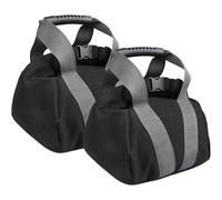 Trrymbbe 2 Piezas Bolsos de Arena de Fitness con Mango no Deslizante de Lienzo portátil Recargable de Lona portátil Kettlebell Soft Sand Bols