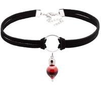 Trrymbbe Collar de gargantilla de cuerda envuelta en vial vial de sangre para mujeres Halloween Holiday 1