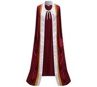 Trrymbbe King Cape, Noble King Costume for Men and Women, Adult Queen Cape Robe for Halloween, Christmas, Birthday Party, School Activities, S