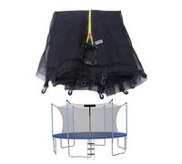 Trrymbbe Neta de Seguridad de la Cama de Salto 8 pies 6 Postes PP redondear Las Redes de la Puerta de la Cremallera de Servicio Pesado al Aire Libre al Aire Libre, la Red de la Cerca Solamente Neta