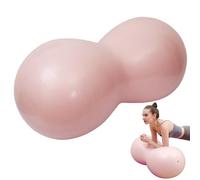 Trrymbbe Peanut Ball, 35x18 Inch PVC Inflatable Exercise Ball with Pump, Anti Burst Safe Thickened Fitness Equipment for Pregnancy, Yoga, Body Shaping, Waist Tightening, Style-1