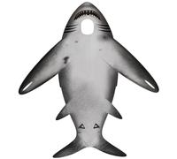 Trrymbbe Shark Costume, Funny Lightweight Soft Sponge Fish Costume for Cosplay Halloween Carnivals Party Kids Adults, Large