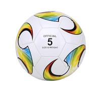 Trrymbbe Tamaño 5 Fútbol Entrenamiento de fútbol Textura de Bola de al Aire Libre para niños