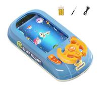 Trrymbbe Volante de dirección de Juguete con música & Sound 200 Niveles Racing de Autos de bebé Toy Interactive Baby Directing para niños de más de 3 años Girls Chicas Amigos de Navidad, Estilo 2toy
