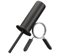 Trrymbbe Weight Stack Pin, Weight Stack Extender Pin with Spring Clip Collar, Portable Gym Equipment for Commercial and Home Fitness Training, 10x110mm