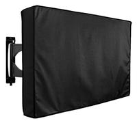 TRRYUIP Fundas Para Televisores De Exterior Cubierta protectora blanca impermeable for TV al aire libre de 55 a 58 pulgadas, carcasa for exteriores resistente a la intemperie(Black,FOR 46-48inch TV)