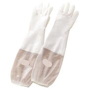 TRRYUIP Guantes Limpieza Waterproof Housework Cleaning Gloves Kitchen Latex Laundry Dishwashing Wear Resistant Rubber(Words,S 6.5-8cm)