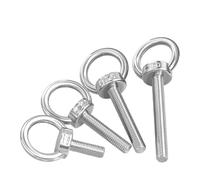 TRRYUIP Pernos de Ojo Perno de ojo acero inoxidable 304 M3 M4 M5 M6 M8 M10 M12 M14 M16 M18 M20 elevación marino Pernos con junta tórica Longitud: 20-200 mm
