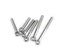 TRRYUIP Pernos de Ojo Tornillo de unión móvil acero inoxidable 304, perno ojo pez, articulado, tornillo anillo con rosca M5-M12