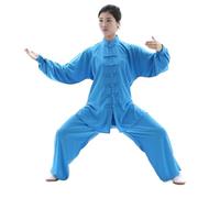 TRRYUIP Trajes de Tai Chi Ropa Traje Tang Suelto de Kung Fu Retro Oriental Unisex Tai Chi Cintura Elástica Viscosa Loungewear(Color4,XS(old))