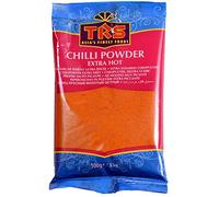 TRS Chilli Powder Extra Caliente 100g Rojo Cocinar Especias Molido Alimentos Plato Verduras Calientes India Asia
