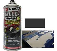 TRS® - Maza Filler fondo reparador de carrocería 1 K gris oscuro 400 ml pintura en spray monocomponente imprimible coche moto caravana profesional carrocería