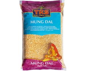 TRS Mung Dal 2 kg - Lentejas Amarillas Partidas y Peladas, Legumbres del Sur de Asia para Recetas Tradicionales, Moong Dal