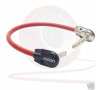 Trs Pancake Parche Cable Furgoneta Damme Equilibrado Plano Hicon 1/4 Radio Jack