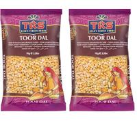 TRS, Toor Dall (Natural), (1 X 1 KG) (Paquete de 2)