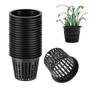 Trsnzul Macetas de Red para Hidroponía 20 Piezas Cestas Hidropónico Maceta Hidropónico Olla Plástico para Hidropónica Maceta de Plástico Hidropónico Cesta de Plantes para Jardín de Hidropónico