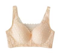Trssorm Sujetadores de mastectomía con bolsillos para muchos tipos de implantes mamarios poscirugía sujetador de mujer, beige, Large