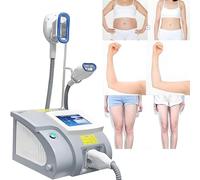 TRTDYFKH Máquina de Adelgazamiento por congelación de Grasa, máquina de fusión de Grasa con 2 Asas, Modo de presión Negativa y Temperatura Ajustables, Solo for la Capa de Grasa, sin Rebote