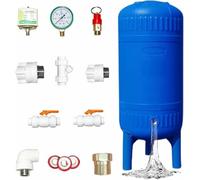 TRTDYFKH Tanque De Presión Agua For Caseta Pozo, 80, 50, 40, 30, 15 Y 20 Galones, Totalmente Automático, Tanques Verticales For Pozos, Temporales For Pequeña Capacidad(300L/79.2Gal(55.1x19.7in))