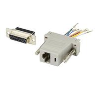 TRU Components D-Sub - Adaptador D-Sub Hembra (15 Pines, RJ45, 1 Unidad)