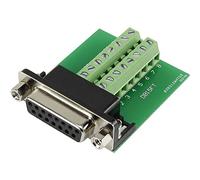 TRU Components DSUB15F-16TB-2 1229333 D-Sub Hembra 90° Número de Polos (num): 15 Tornillos, 1 Unidad