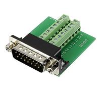 TRU Components DSUB15M-16TB-2 1282790 - Conector D-Sub (90°, número de Polos num): 15 Tornillos