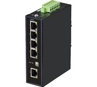 TRU Components Red Switch RJ45 1+4 Port 10/100 MBit/s
