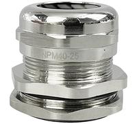 TRU COMPONENTS TC-10302852 - Prensaestopas de cable M40 (latón niquelado) y metal, 1 unidad