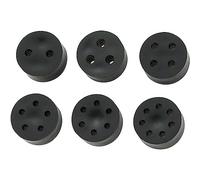 TRU Components TC-10820776 TC-MH18-2D203 - Lote de 50 juntas de goma M20 (2 x 3,0-4,1 mm), color negro