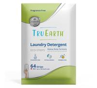Tru Earth Platinum Eco-Strips - Tiras de detergente para ropa, 64 cargas, sin embalaje de plástico, ultra concentradas, tiras premedidas, fácil almacenamiento. Para lavar a máquina y a mano, sin