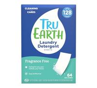 Tru Earth Tiras suavizantes de tela para lavadora, alternativa al líquido suavizante de telas y cápsulas, potenciador de aroma de lino fresco, hasta 128 cargas por 64 unidades