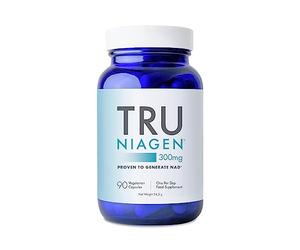 Tru Niagen Suplemento NAD+ de ribósido de nicotinamida, para reducir el cansancio y la fatiga, fórmula patentada, 90 unidades, 300 mg por porción (3 meses / 1 frasco)