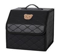 Tru-nk - Organizador plegable de piel sintética para maletero de coche, multiuso, portátil, para SUV, sedán, camioneta, RV, para debajo del asiento, hogar, escritorio, dormitorio