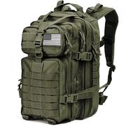 Tru Salute Mochila táctica militar de 40 l, mochila grande para 3 días de asalto, mochila Molle Bugout, Verde(Amy green), L, Mochilas militares