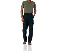 Tru-Spec Pantalón táctico, Hombre, de algodón, 24-7, Hombre, 1073094, Negro, 52 Unhemmed
