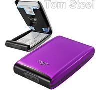 TRU VIRTU Aluminio Estuche Tarjetas de Crédito, Visita Ec Card Case Nuevo