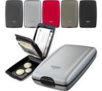 TRU VIRTU Cartera RFID Estuche Para Tarjetas Banco Tarjetas Monedero De Aluminio