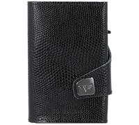 Tru Virtu Funda para tarjetas de crédito Click & Slide RFID Piel 6,5 cm negro