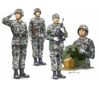 Trumpeter 00431 - Pla (China) 4 Figura Tanque Tripulante Plástico Kit 1/35 Scale