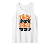 Truca o Date un capricho: Las espeluznantes Vibraciones de la Temporada de Halloween Camiseta sin Mangas