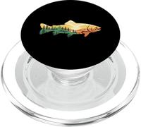 Trucha Montaña Escena Pesca al aire libre Puesta del sol Bosque PopSockets PopGrip para MagSafe