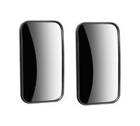 Truck Blind Spot Mirror - Automotive Safety Auxiliary Mirror For Trucks SUV | High Strength Glass With Rotatable 360 Degree Viewing, Waterproof Adhesive, Convex Shape