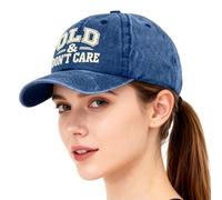 Truck Cap - Old Dont Care Funny Headwear, Breathable Sun Protection Ball Hat | For Women Men Daily Sports Hiking Travel Picnic Running Fishing Shopping Birthday New Year Party