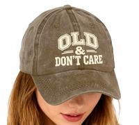 Truck Cap - Old Dont Care Funny Headwear, Breathable Sun Protection Ball Hat | For Women Men Daily Sports Hiking Travel Picnic Running Fishing Shopping Birthday New Year Party