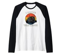 Truck Driver I Drive The Truck Retro Big Rig Camiseta Manga Raglan