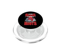 Truck Driver The More Gears I Shift Funny Trucker Dad PopSockets PopGrip para MagSafe