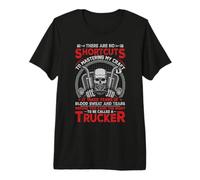 Truck Driver To Be Called A Trucker Funny Trucking Dad Camiseta Premium