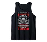Truck Driver To Be Called A Trucker Funny Trucking Dad Camiseta sin Mangas