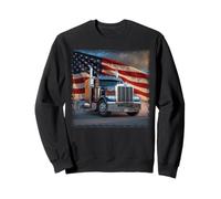 Truck Driver Trucker Camiseta Hombre Papá Big Rig American Sudadera