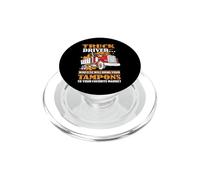 Truck Driver Who Else Will Bring Your Tampons Funny Trucker PopSockets PopGrip para MagSafe